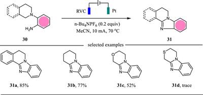 <mark class="highlighted">Metal-Free</mark> Synthesis of N-Heterocycles via Intramolecular Electrochemical C-H Aminations